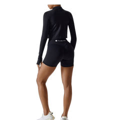 LewaFIT Midnight Black Short Set