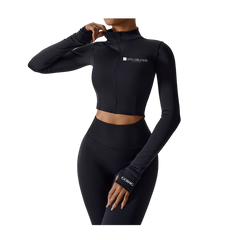 LewaFIT Midnight Black Long Set